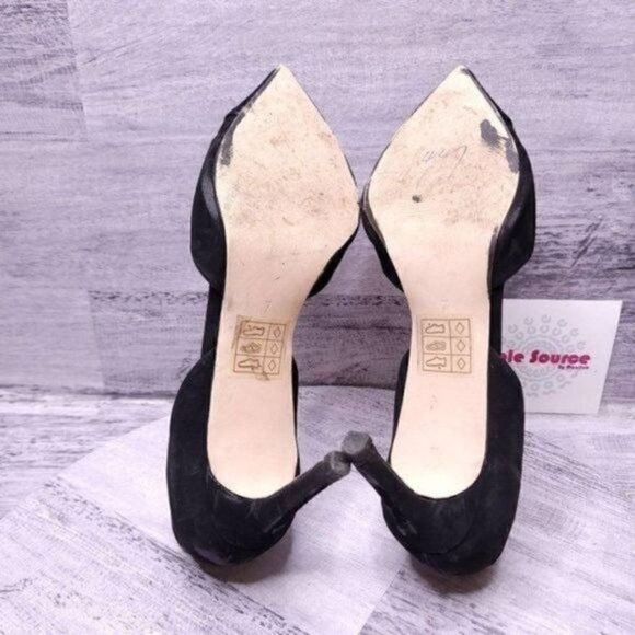 ASOS D'Orsay Pointed Toe Pump Black sz 7 UK Women's sz 9.5 US - Picture 9 of 9